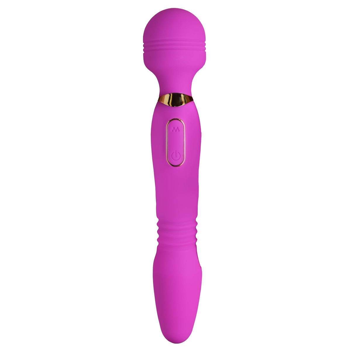 Ultra Thrust-Her Deluxe Thrusting and Vibrating Silicone Wand – wand massager, Silicone (view 6)
