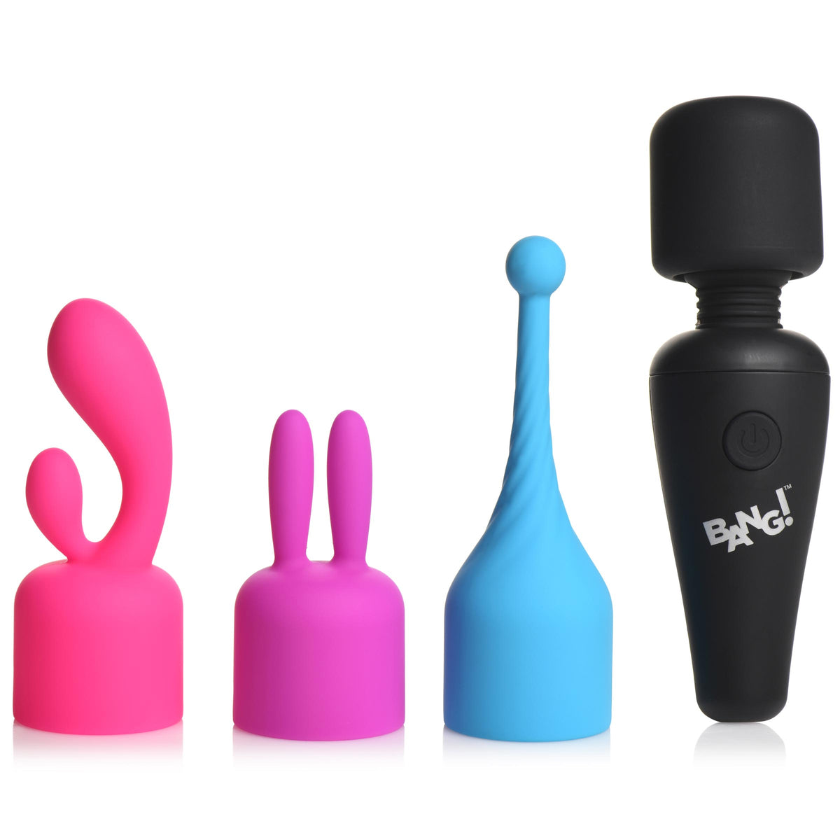 10X Mini Wand with 3 Attachments – wand massager, Silicone (view 3)