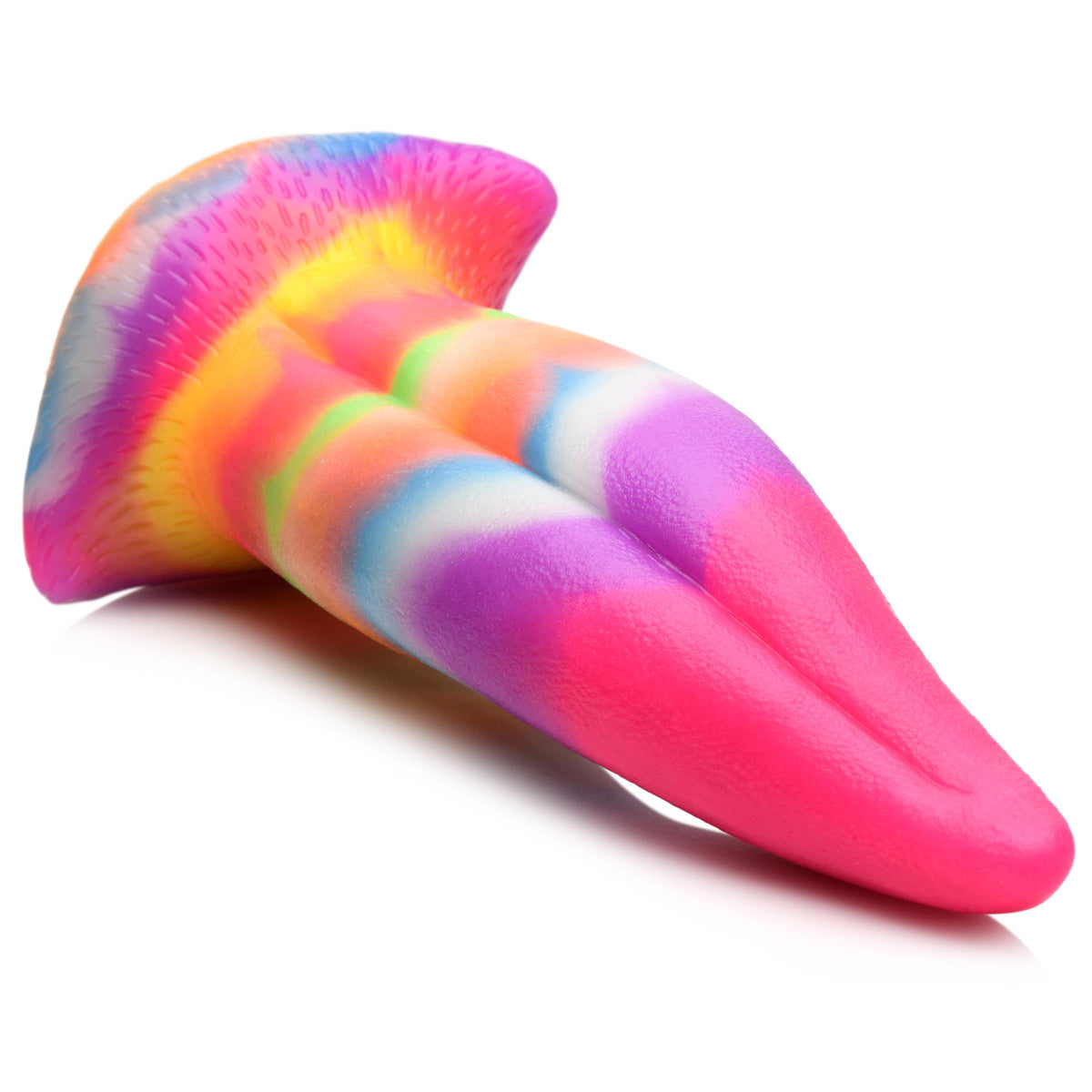 Unicorn Kiss Unicorn Tongue Glow-in-the-Dark Silicone Dildo – clitoral suction toy, Silicone (view 6)