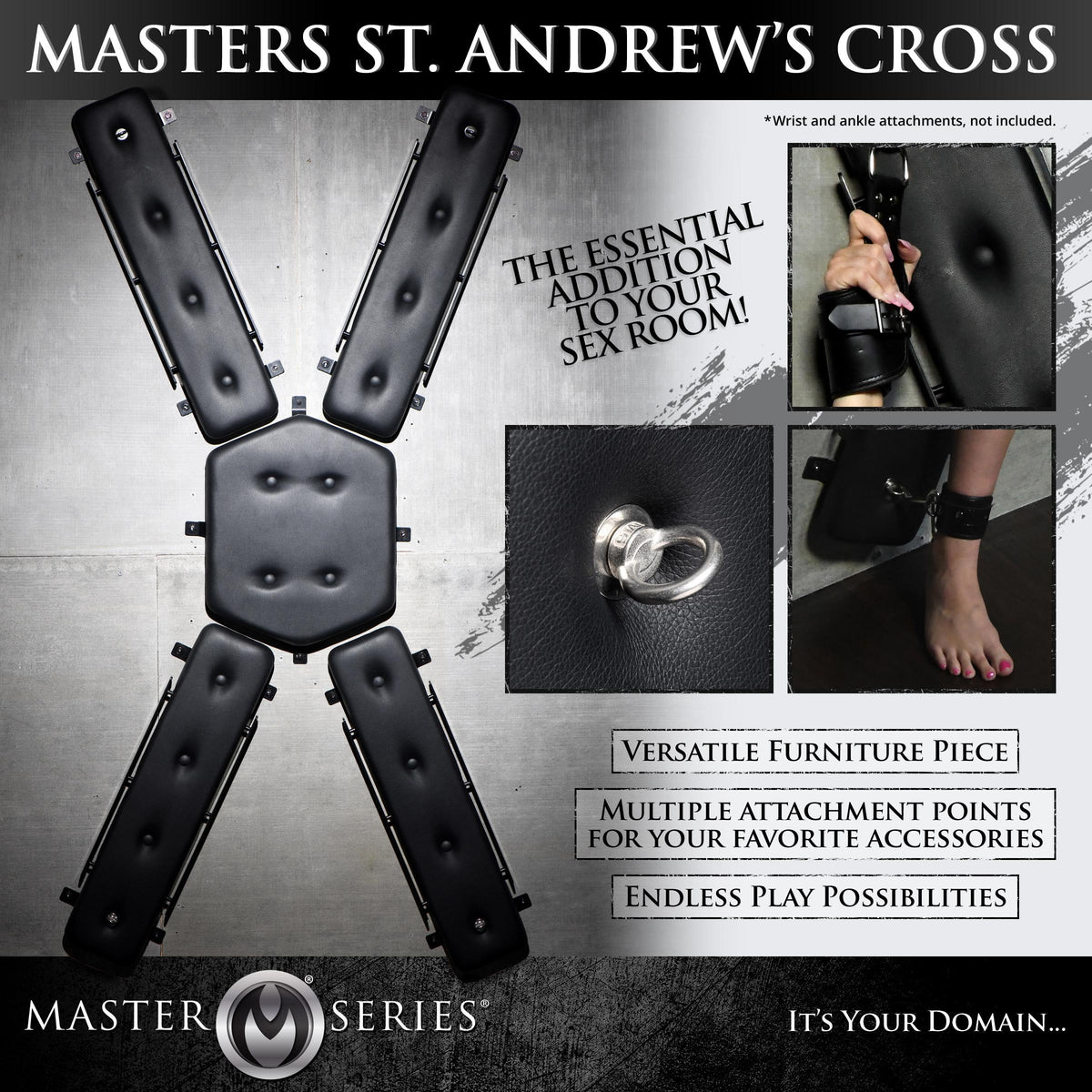 Masters St. Andrew's Cross, PVC (view 2)