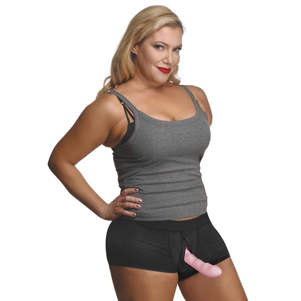 Incognito Boxer Harness with Hidden O-Ring - 2XL – strap-on and harness, rubber
