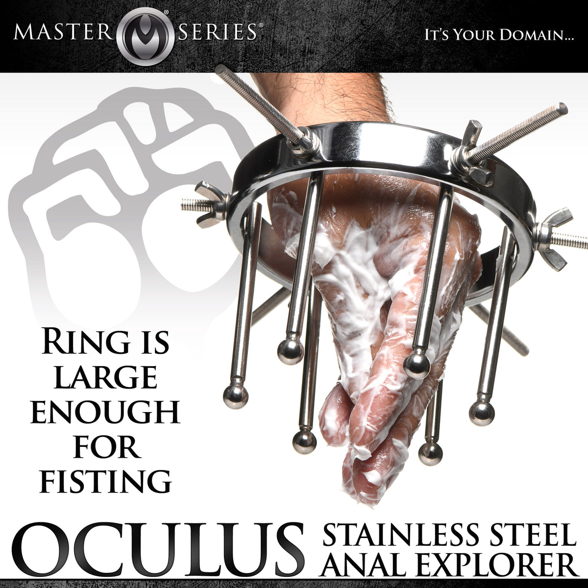 Oculus Stainless Steel Anal Explorer, Metal (view 3)