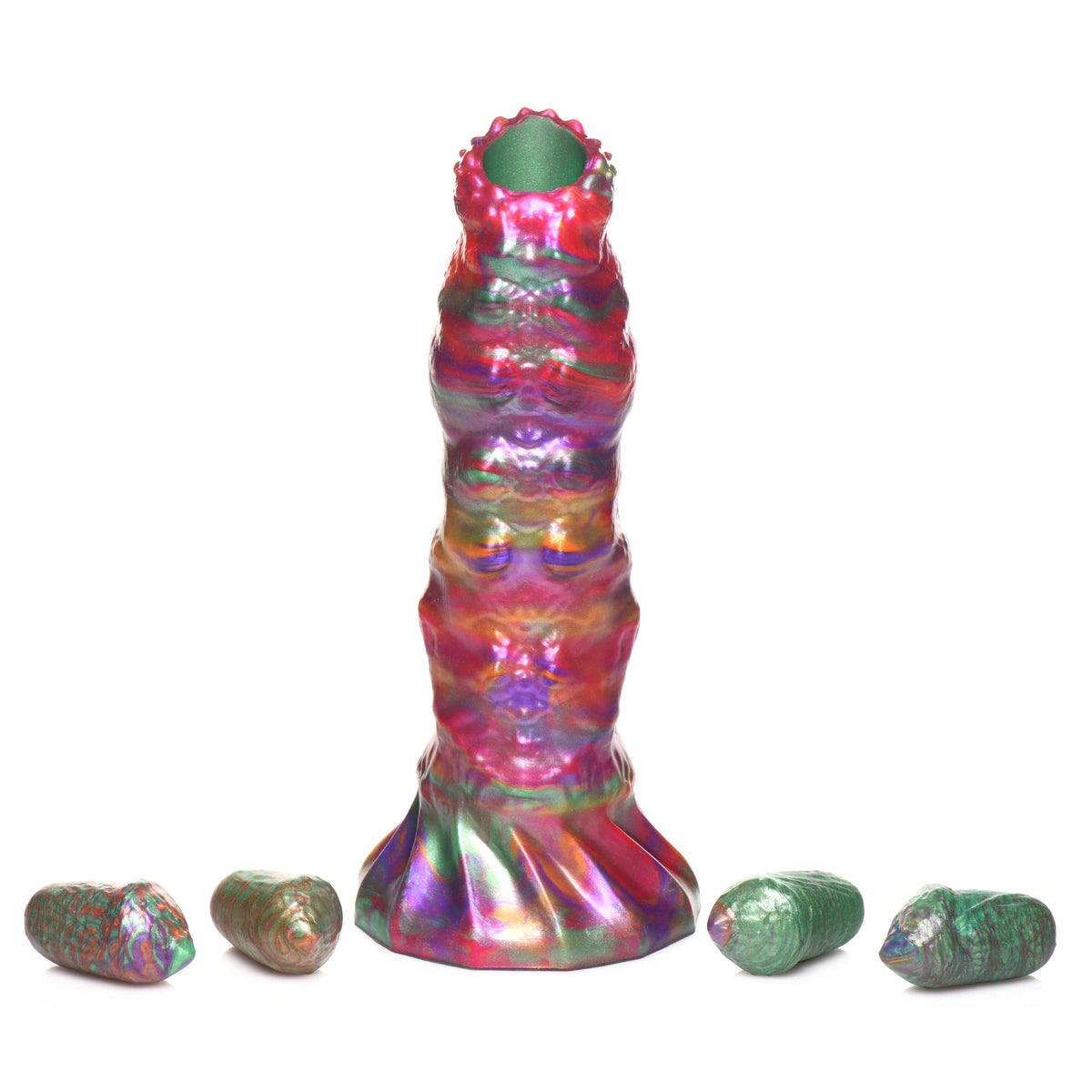 Larva Silicone Ovipositor Dildo with Eggs, Silicone (view 3)