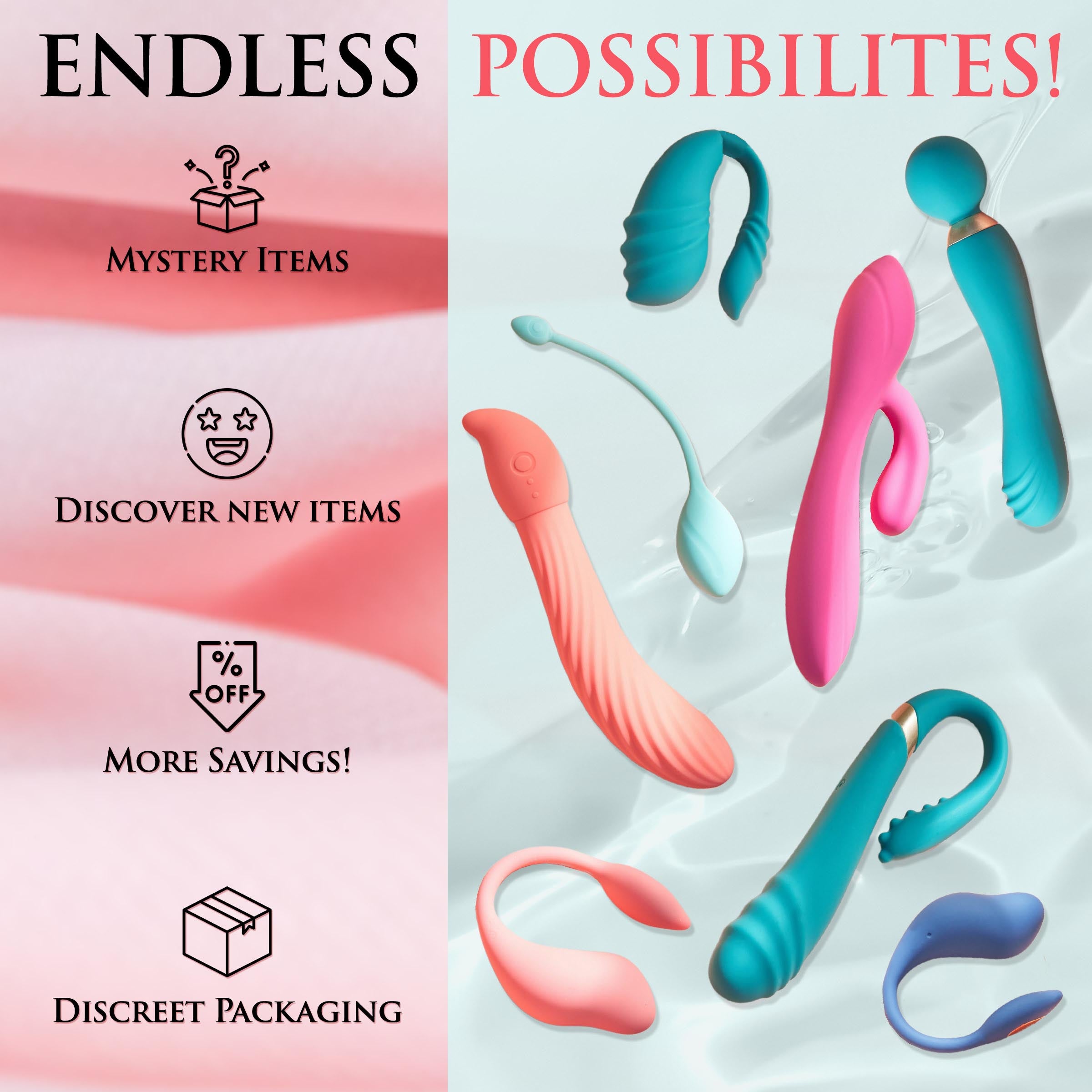 Female Sex Toy Mystery Box Medium Female Sex Toy Mystery Box Medium