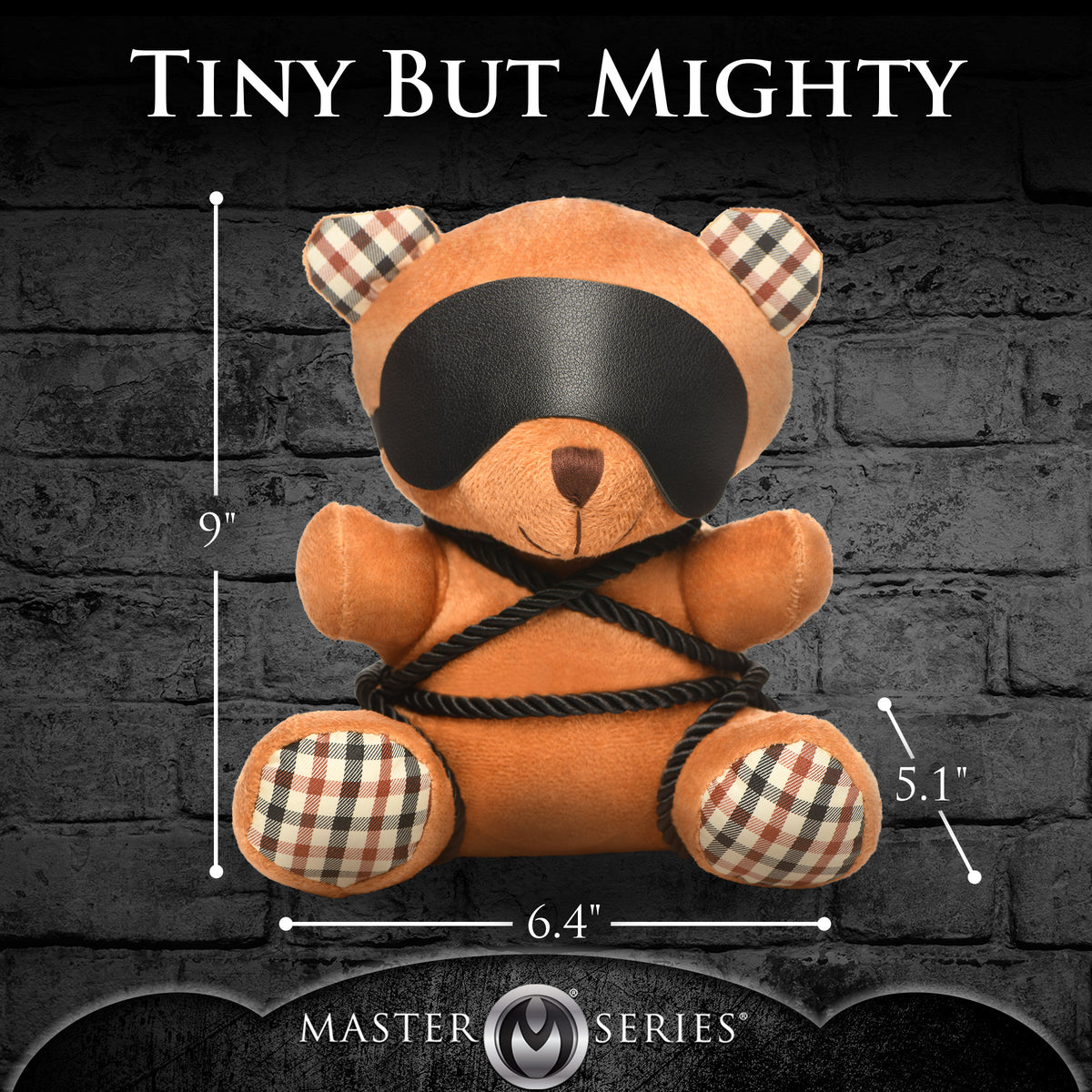 Rope Bondage Teddy Bear – restraints and cuffs, Metal (view 4)