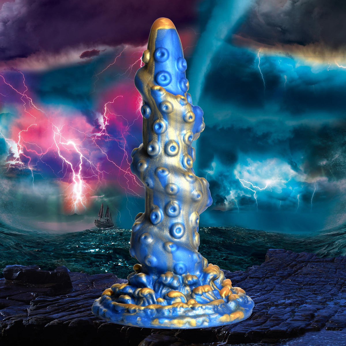 Lord Kraken Tentacled Silicone Dildo, Silicone
