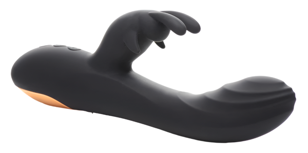 Black Rabbit Vibrator with 10 Speed Settings and G-spot Curve