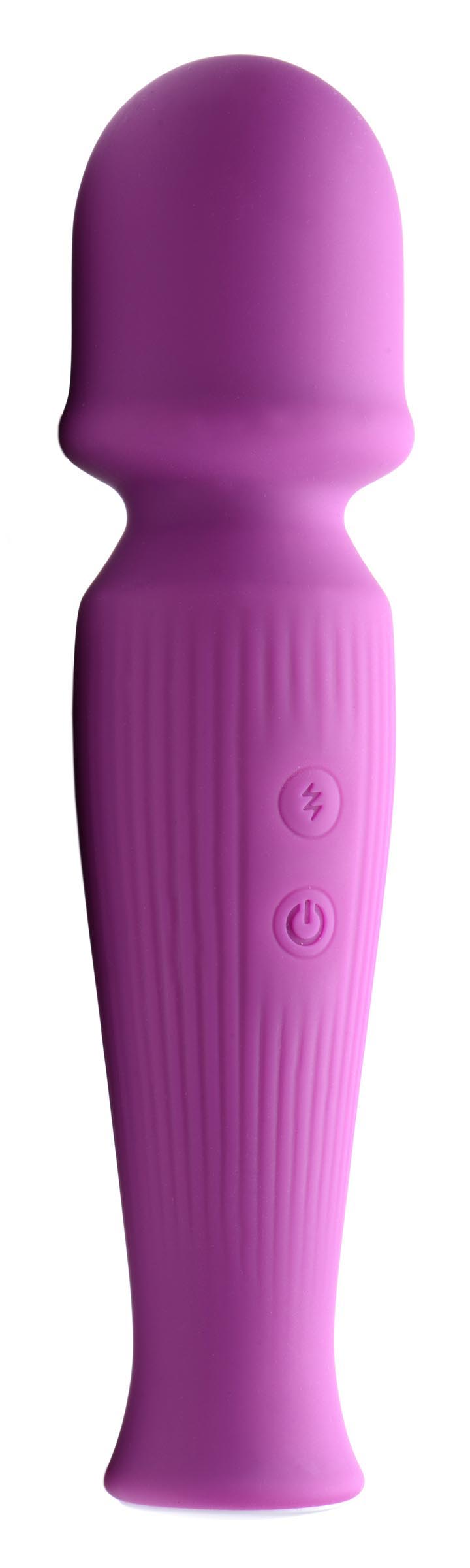 10X Silicone Wand Massager - Violet, Silicone