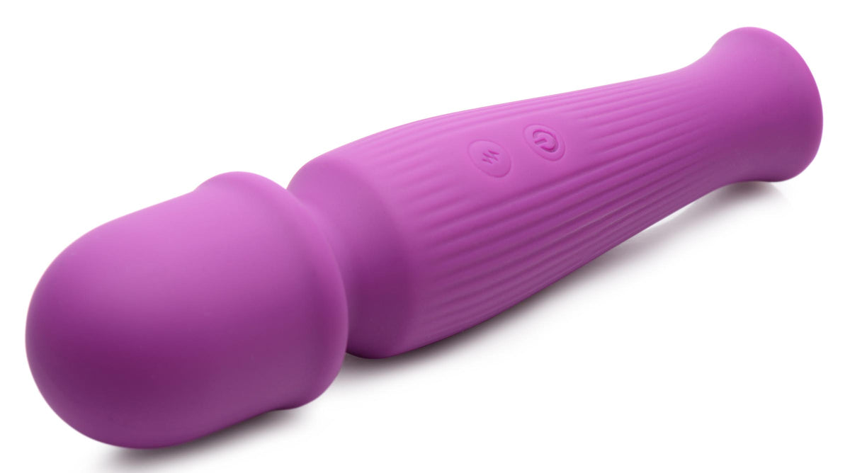 10X Silicone Wand Massager - Violet, Silicone (view 2)