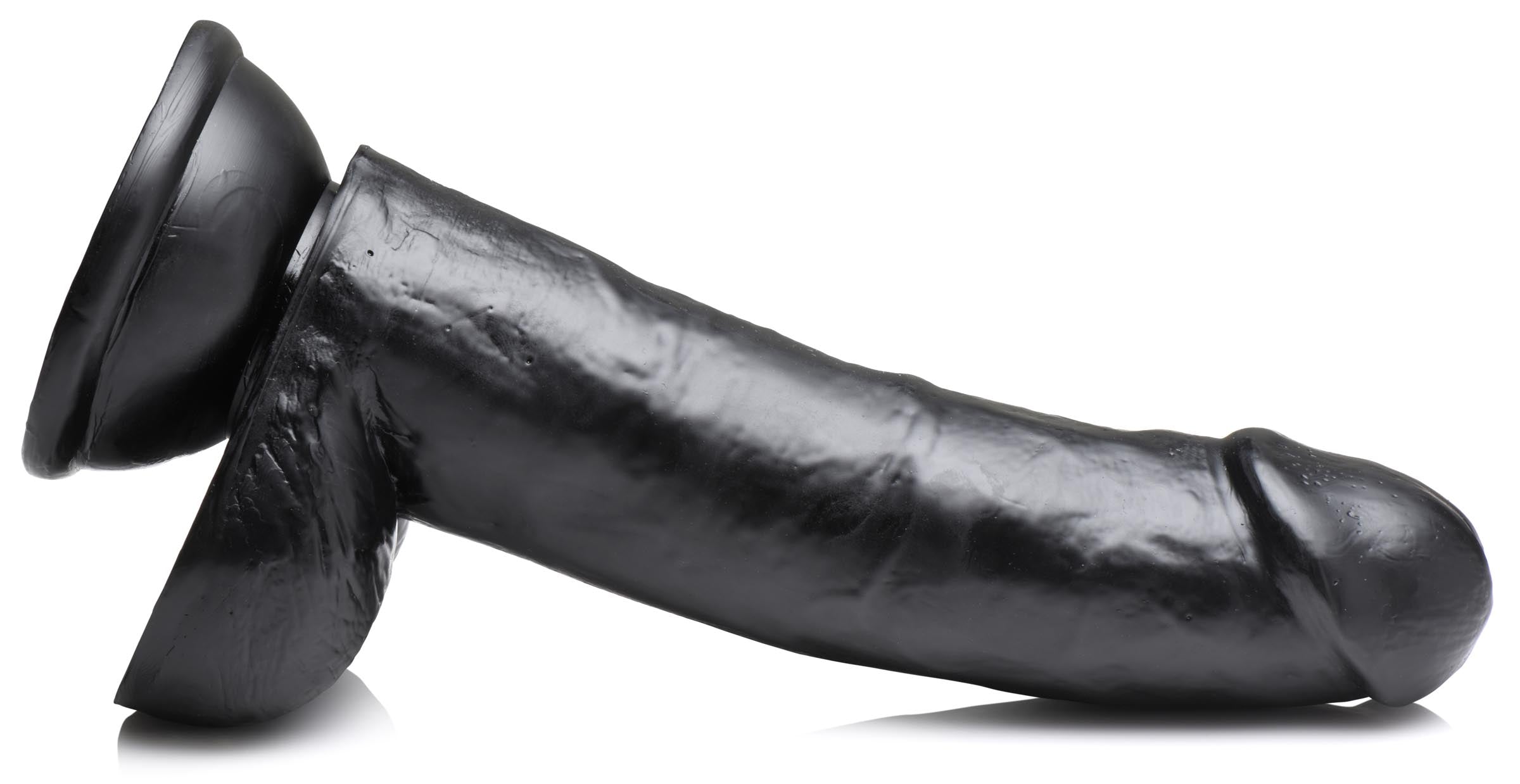 JOCK 8 Inch Dong with Balls Black