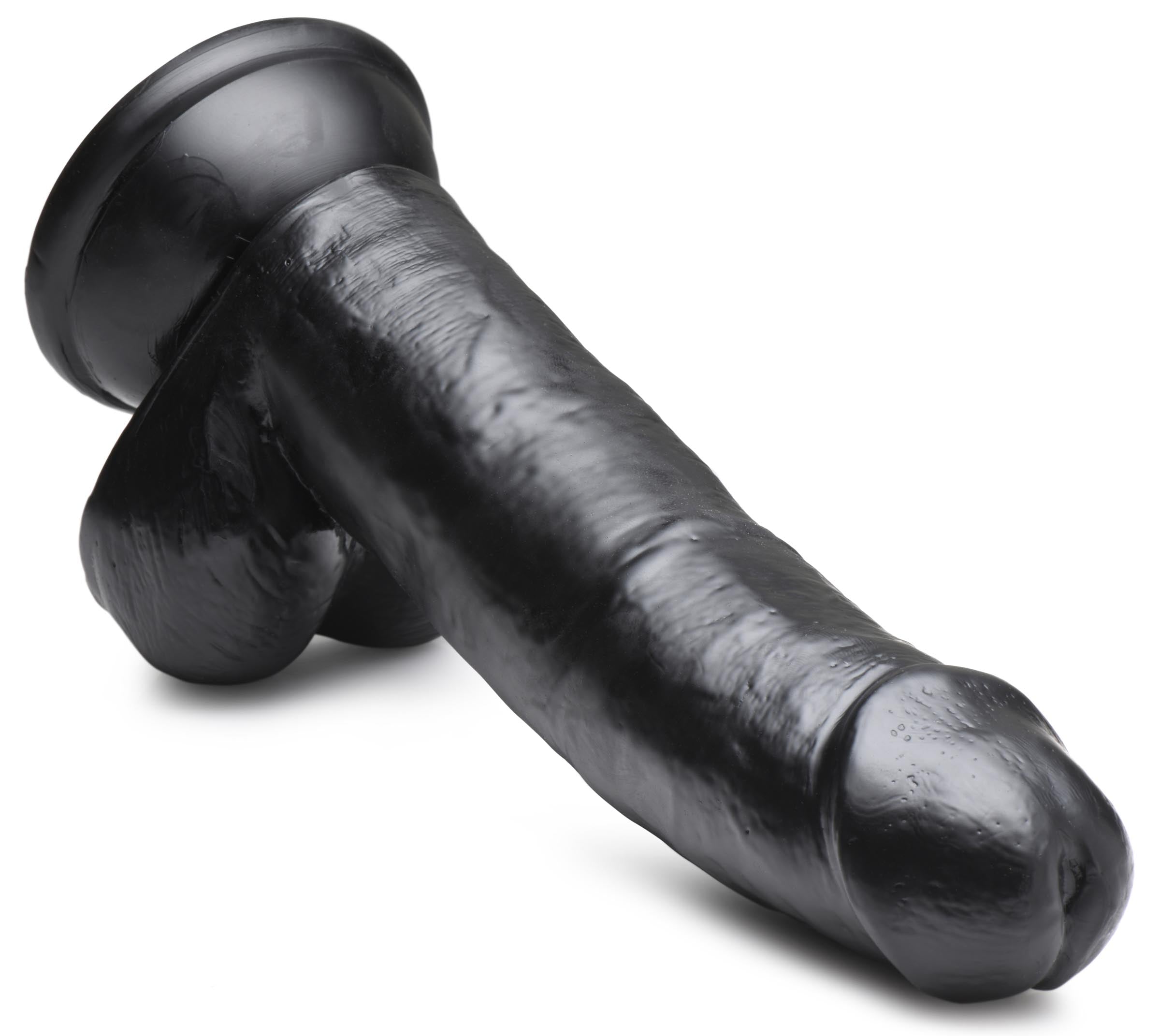 JOCK 8 Inch Dong with Balls Black