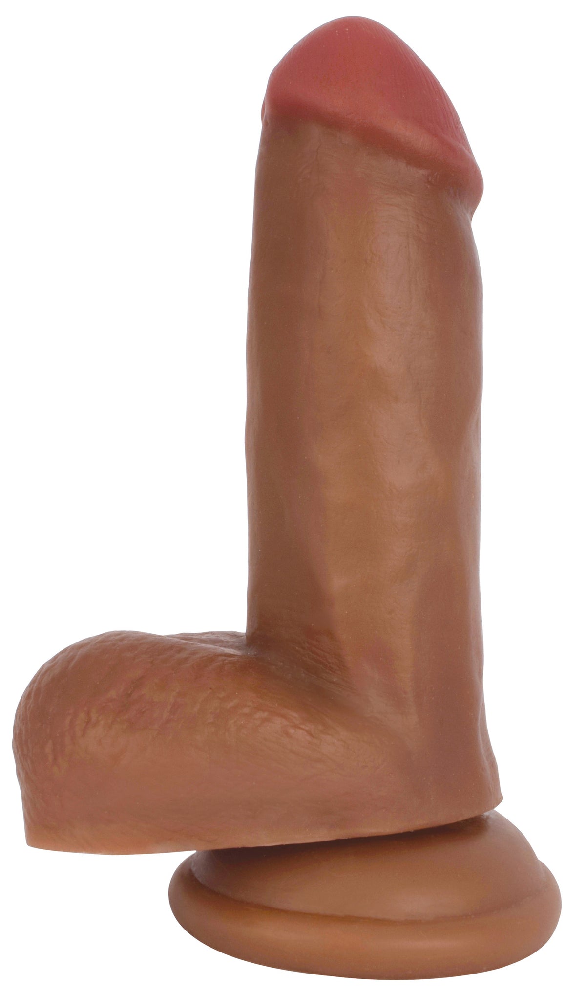Jock Medium Suction Cup Dildo with Balls - 6 Inch, PVC
