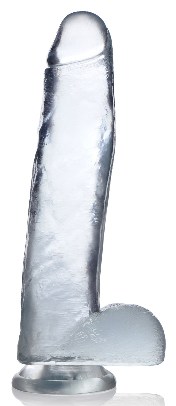 Jock C-Thru Dildo - 11 Inch, TPE