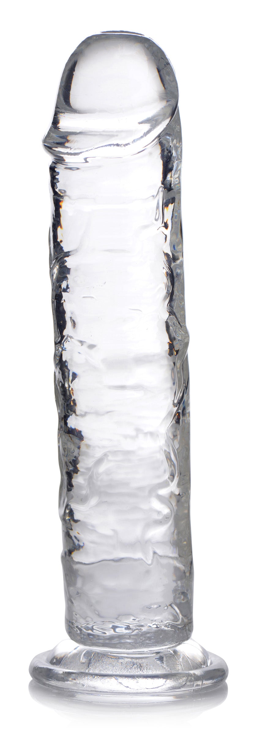 Jock C-Thru Dildo - 8 Inch, TPE