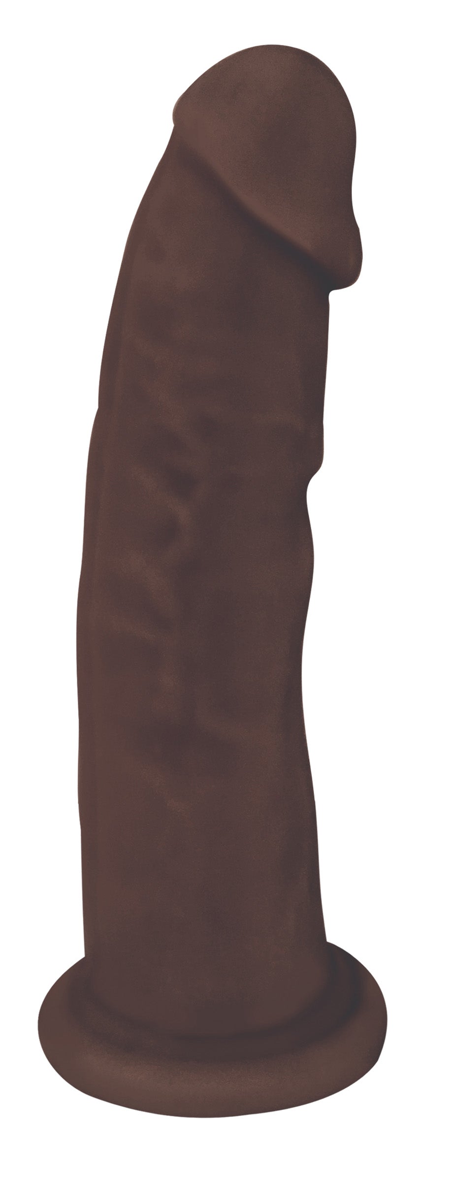 Silexpan Dark Hypoallergenic Silicone Dildo - 7 Inch, Silicone