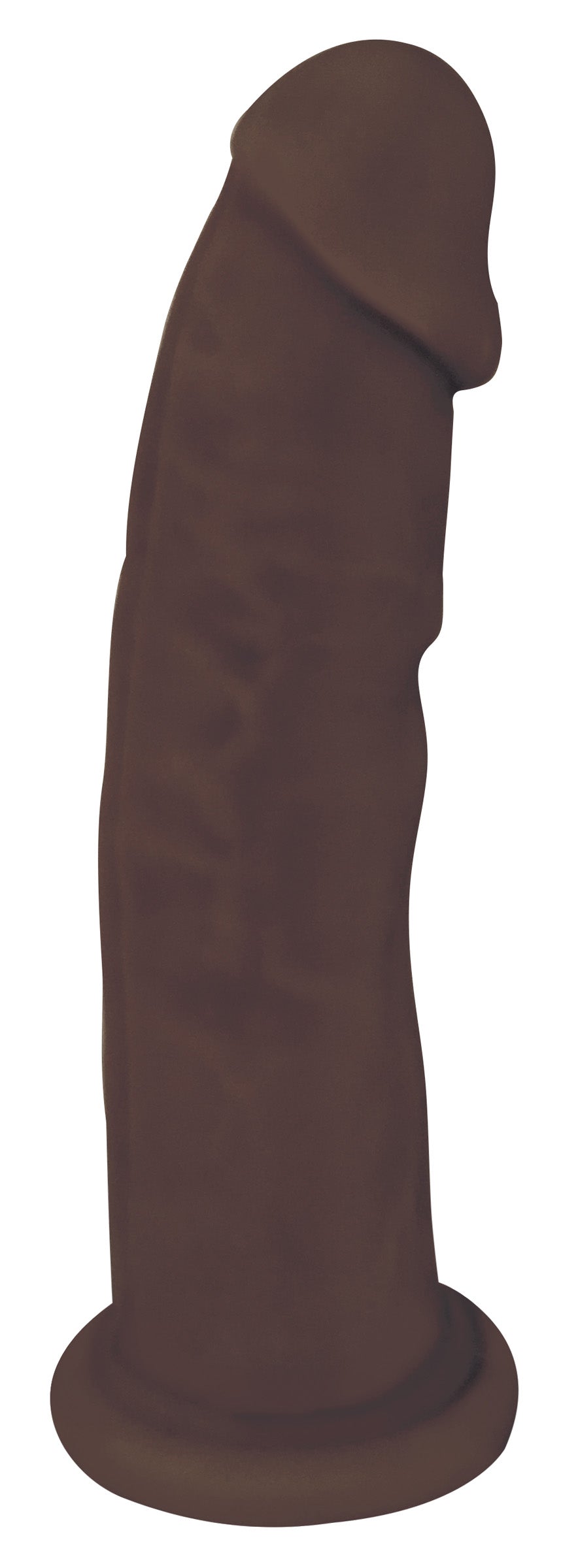 Silexpan Dark Hypoallergenic Silicone Dildo - 9 Inch, Silicone