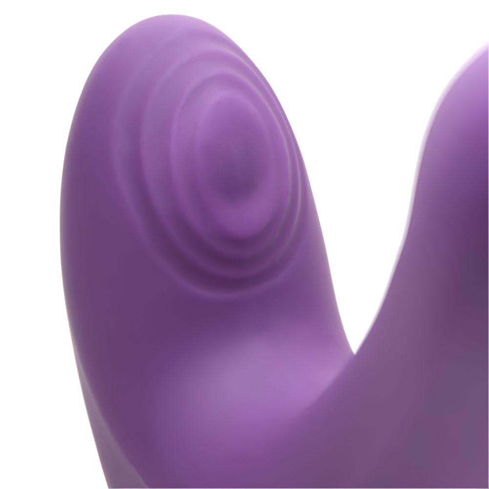 Finger vibrator in purple - Close-up of Finger-Pulse silicone design