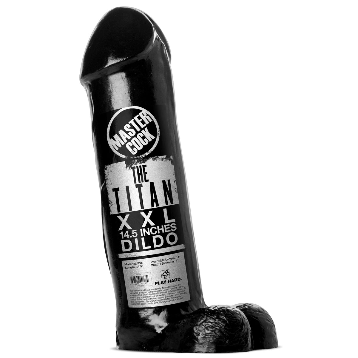 The Titan XXL 14.5 Inch Dildo, PVC (view 2)