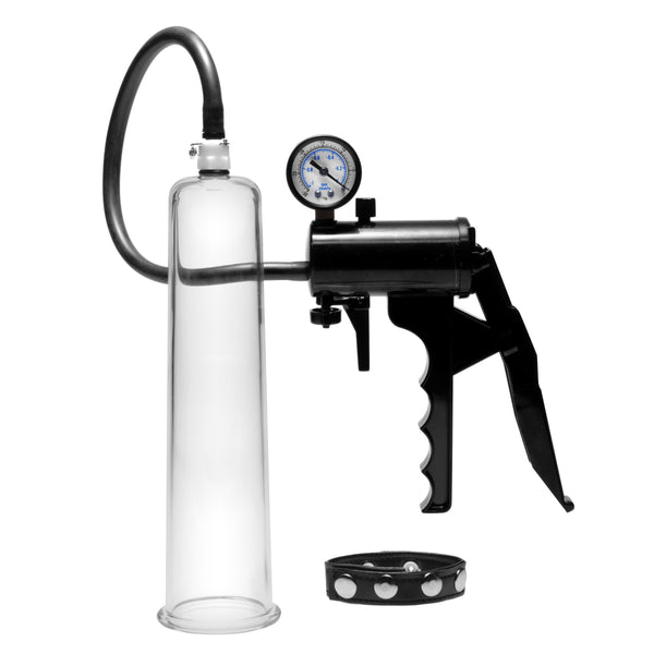 The Premium Pumping Kit- Intermediate – penis pump and enhancer, Leather