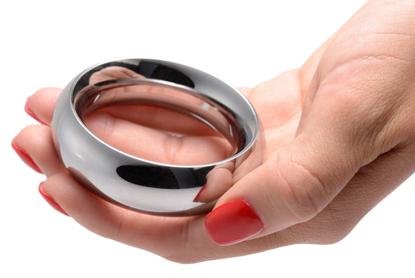 Stainless Steel Cock Ring - 1.75 Inches, Metal