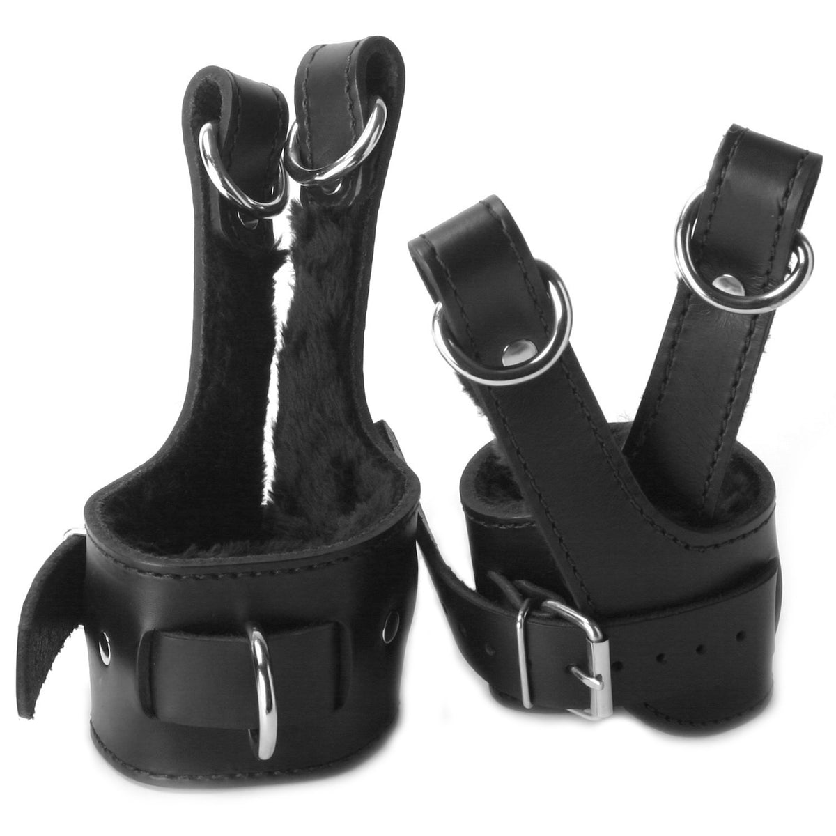 Strict Leather Fleece Lined Suspension Cuffs – restraints and cuffs, Leather (view 2)
