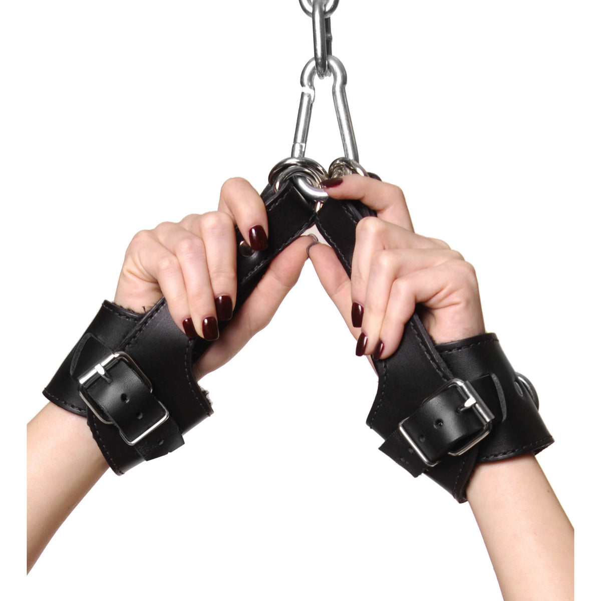 Strict Leather Fleece Lined Suspension Cuffs – restraints and cuffs, Leather