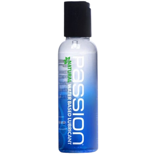 2 oz bottle of natural water-based lubricant for smooth and non-sticky use