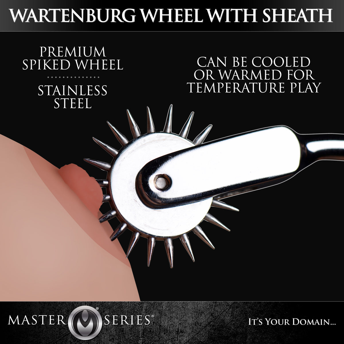 Wartenburg Wheel With Sheath – penis pump and enhancer, Metal (view 2)