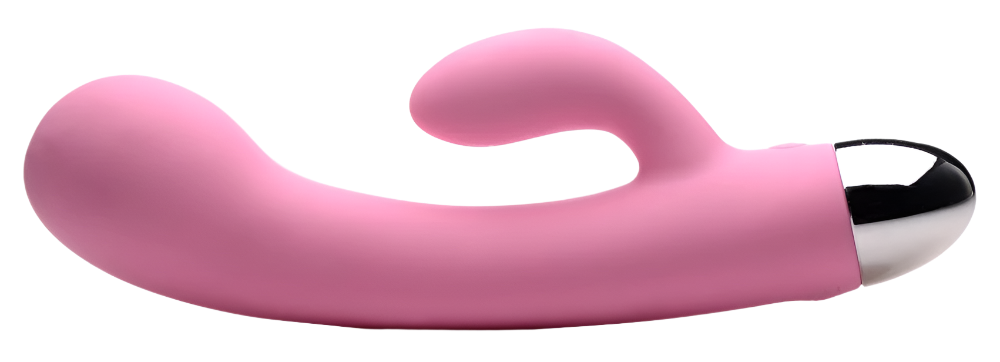 Pink G-Spot Vibrator with 10 Speed Settings and Curved Design