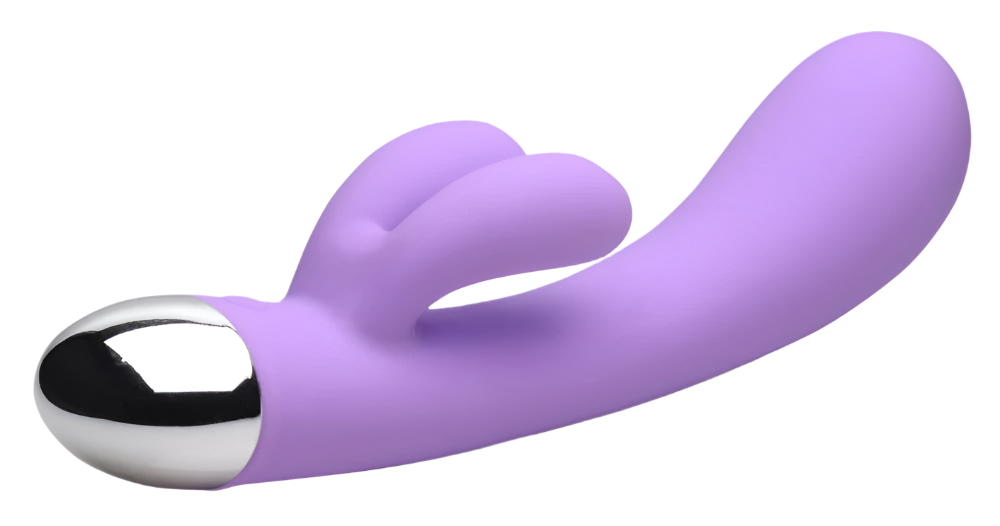 Ergonomic Purple G-Spot Vibrator with USB charger