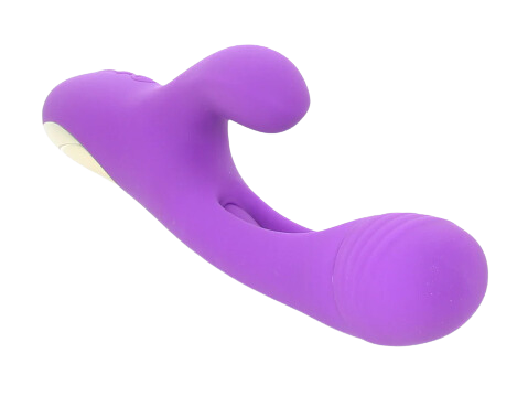 Close-up of Flicking Purple Rabbit Vibrator