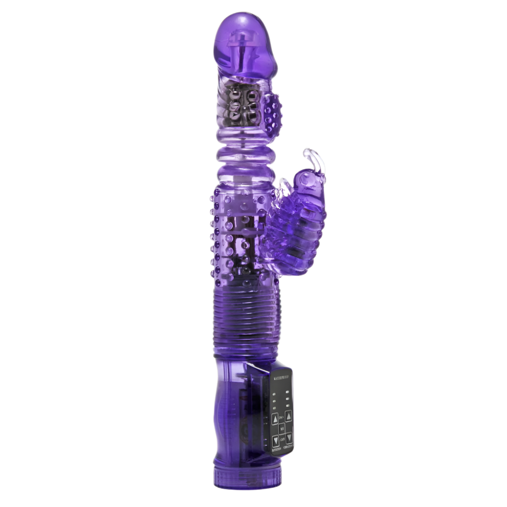 Side view of Purple Rabbit Vibrator 