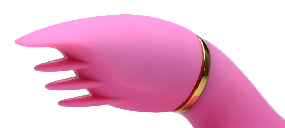 Top view of Pink Rabbit Vibrator with Dual Motors