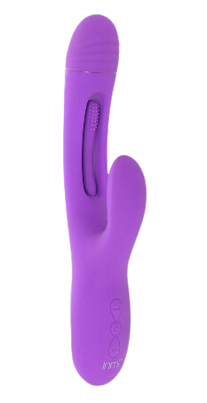 Purple Rabbit Vibrator with Flicking G-Spot Arm