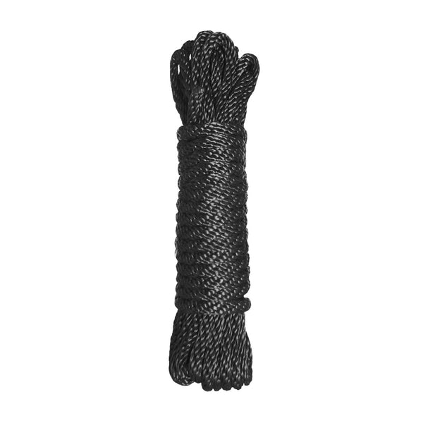 Premium Black Nylon Bondage Rope- 10 Feet – restraints and cuffs, Fabric