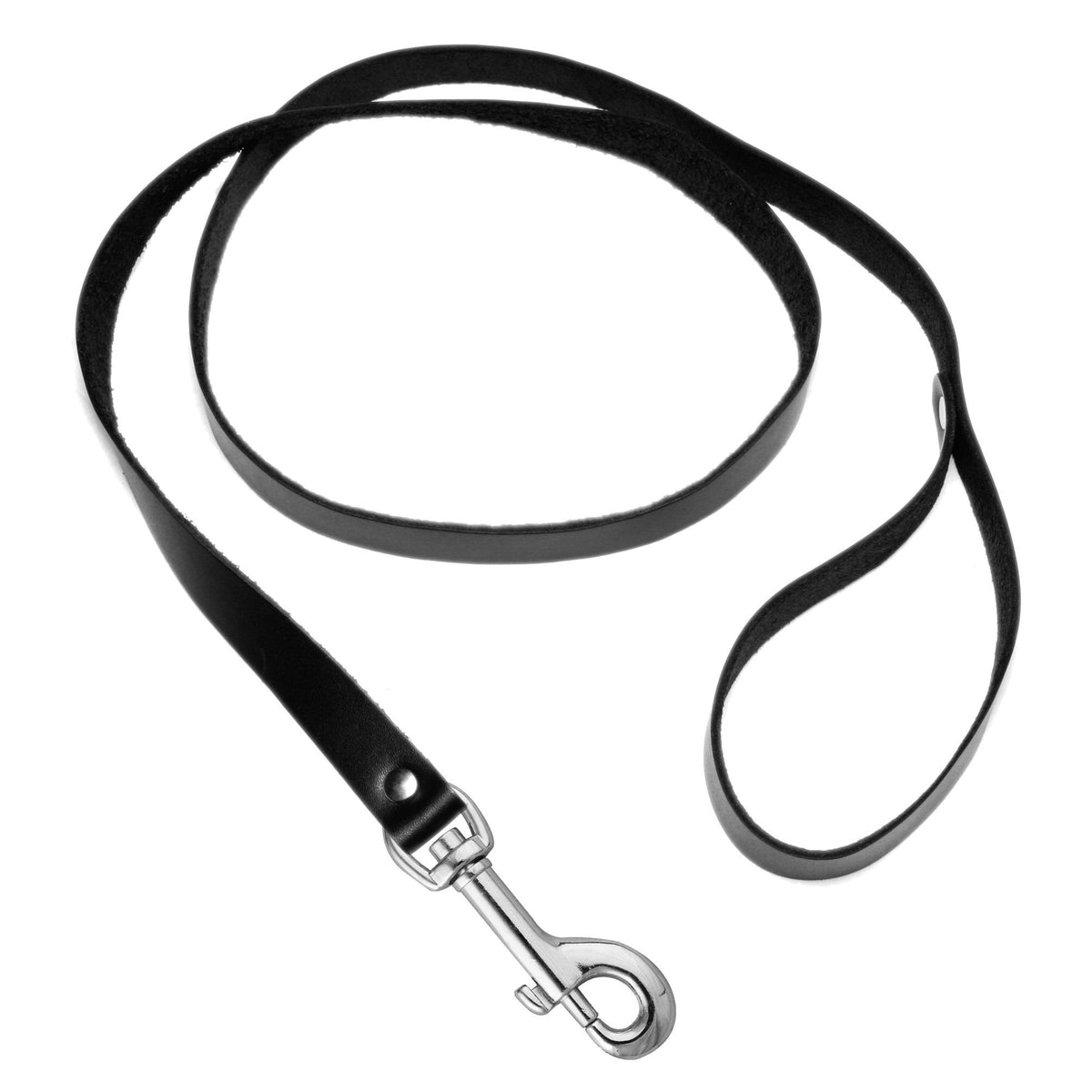 Strict Leather 4 Foot Leash – collar and leash, Metal