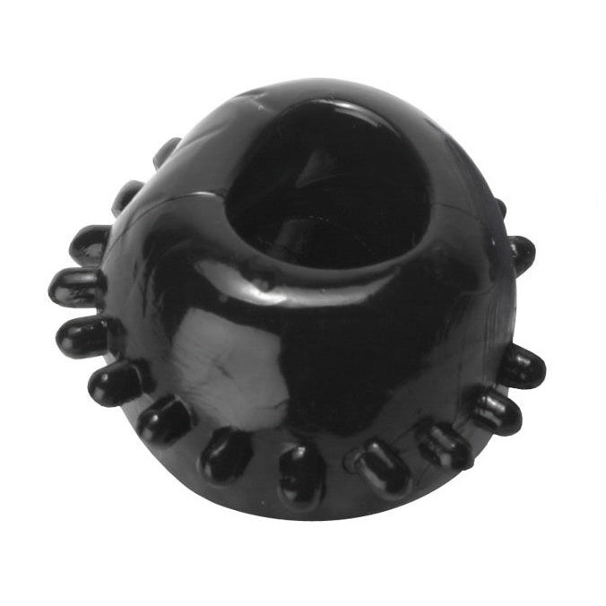 2 Gummy Cock Rings- Black, rubber