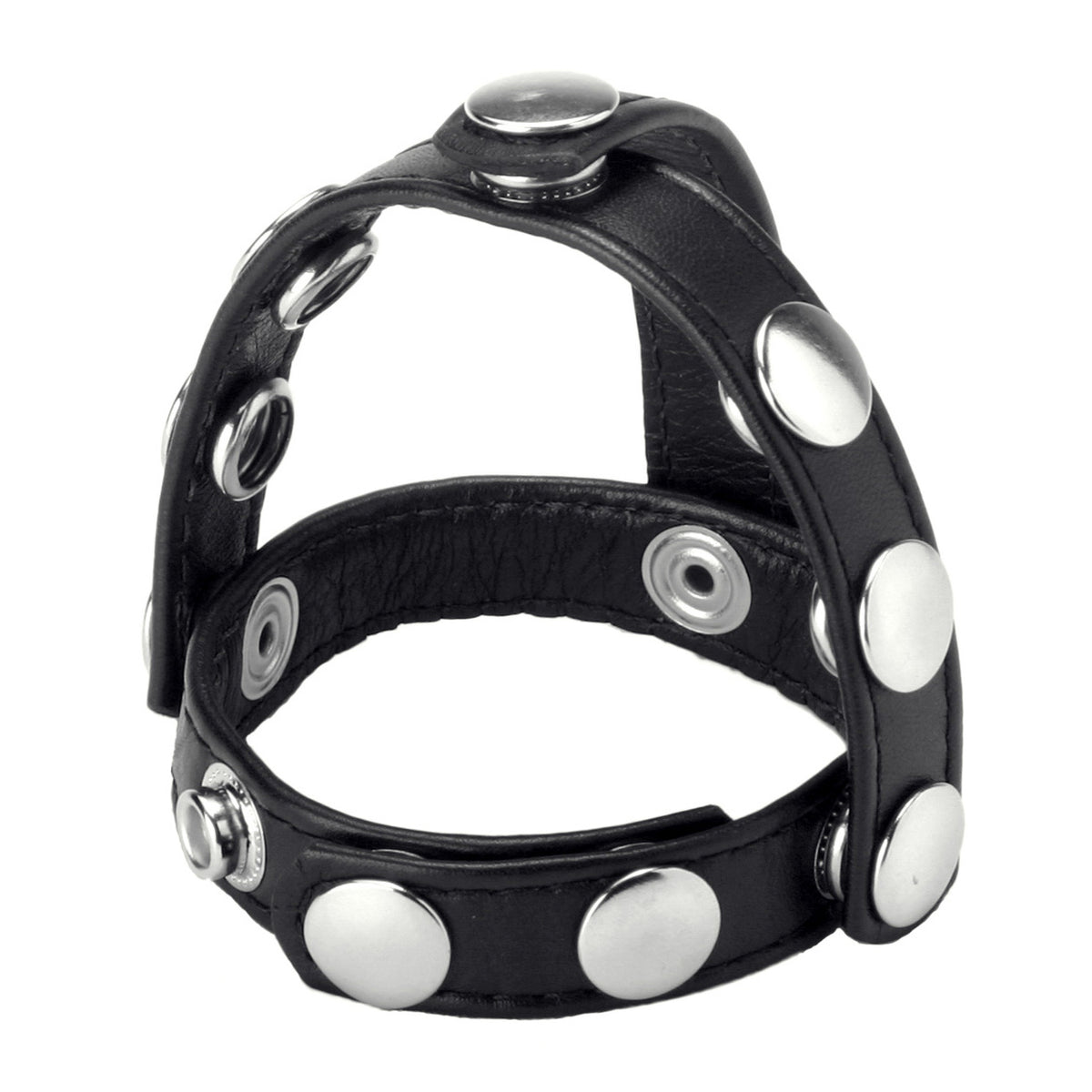Strict Leather Snap-On Cock and Ball Harness – cock ring (view 2)