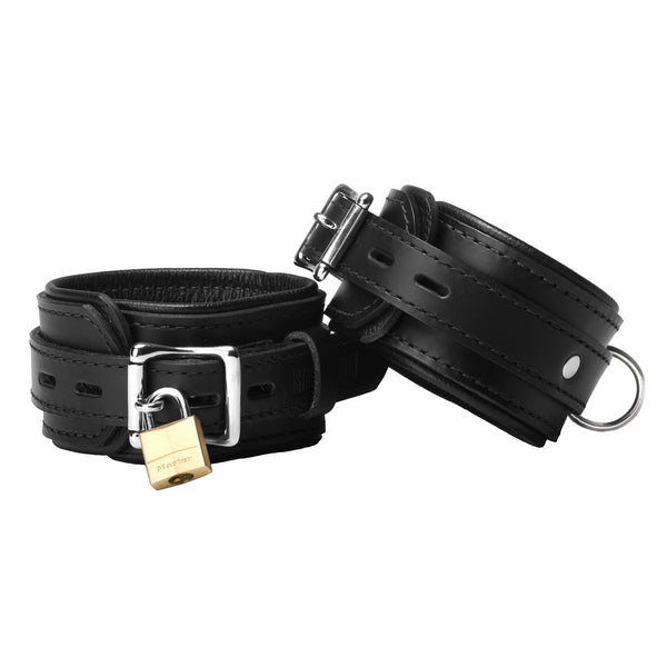 Strict Leather Premium Locking Wrist Cuffs – restraints and cuffs, Metal
