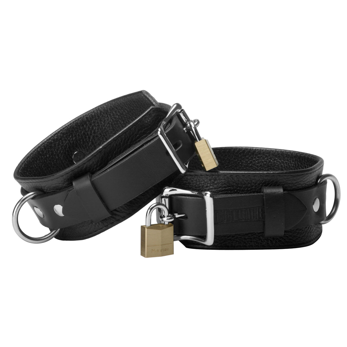 Strict Leather Deluxe Locking Ankle Cuffs – restraints and cuffs, Metal (view 3)