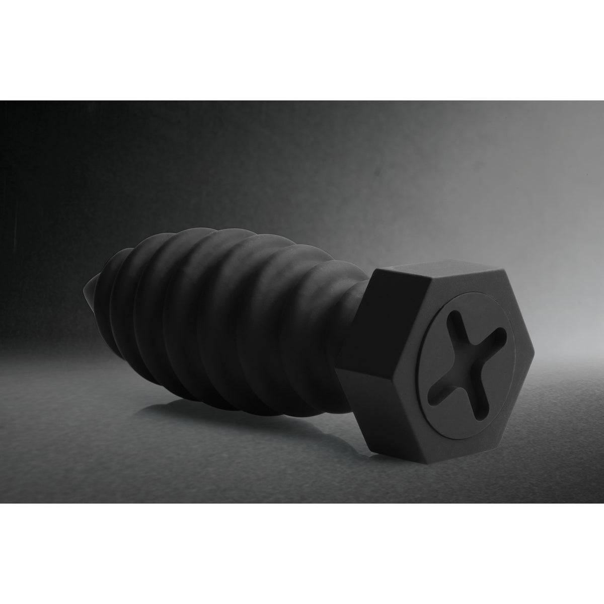 Tom of Finland Screw U Anal Plug – butt plug, Silicone (view 3)