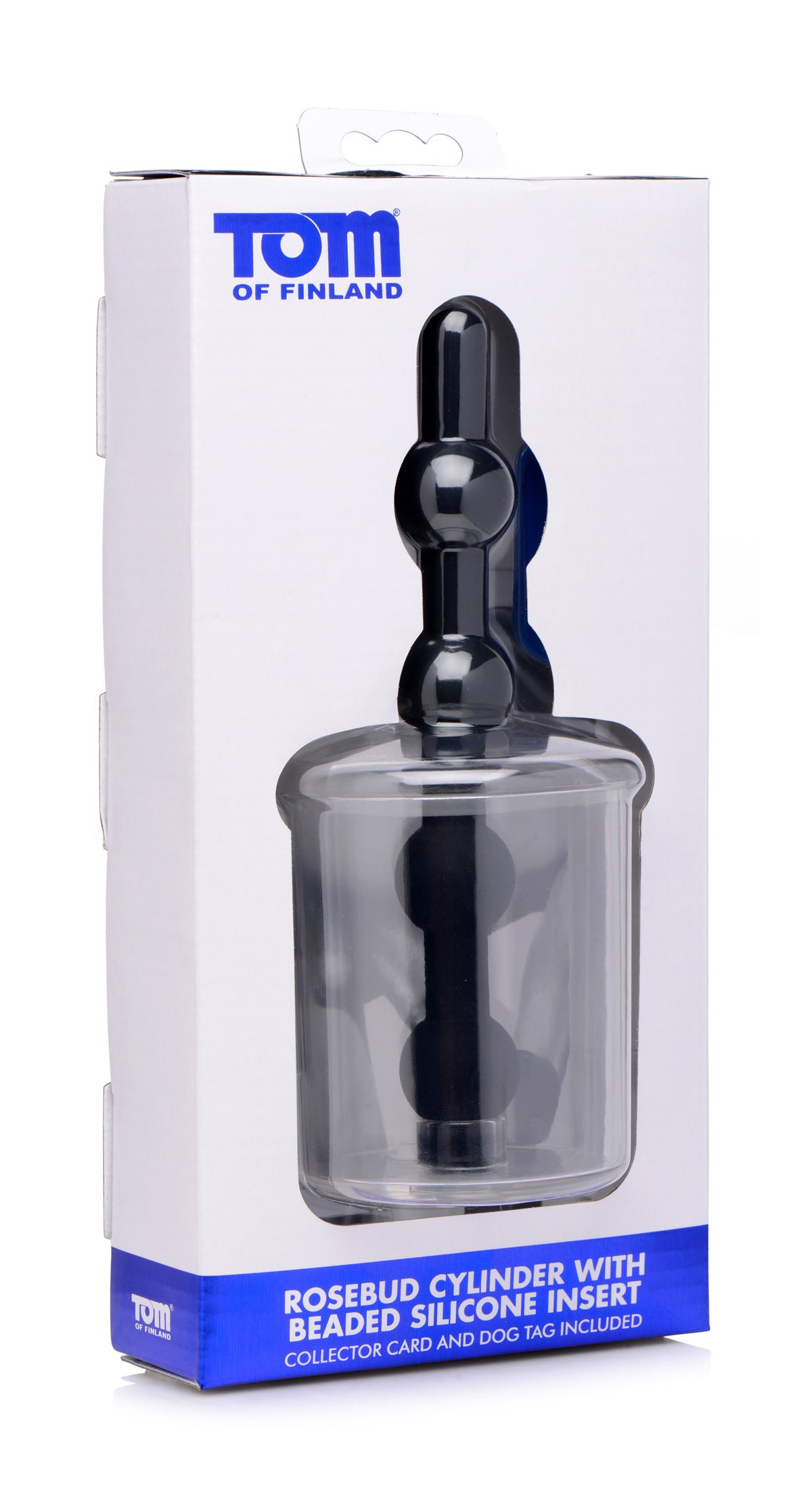 Rosebud Cylinder with Beaded Silicone Insert – penis pump and enhancer, Silicone (view 8)