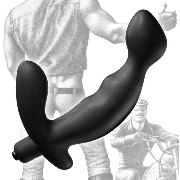 Tom of Finland Silicone P-Spot Vibe – prostate massager, Silicone