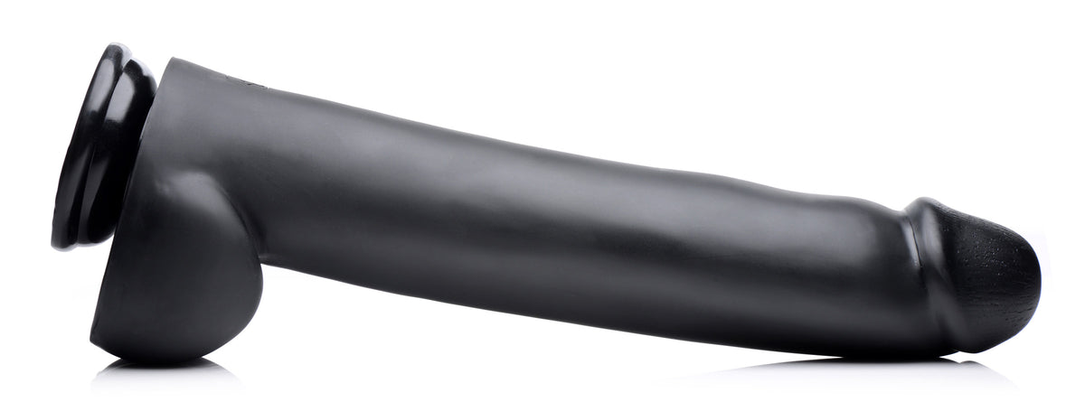 The Master Suction Cup Dildo - Black, PVC (view 4)