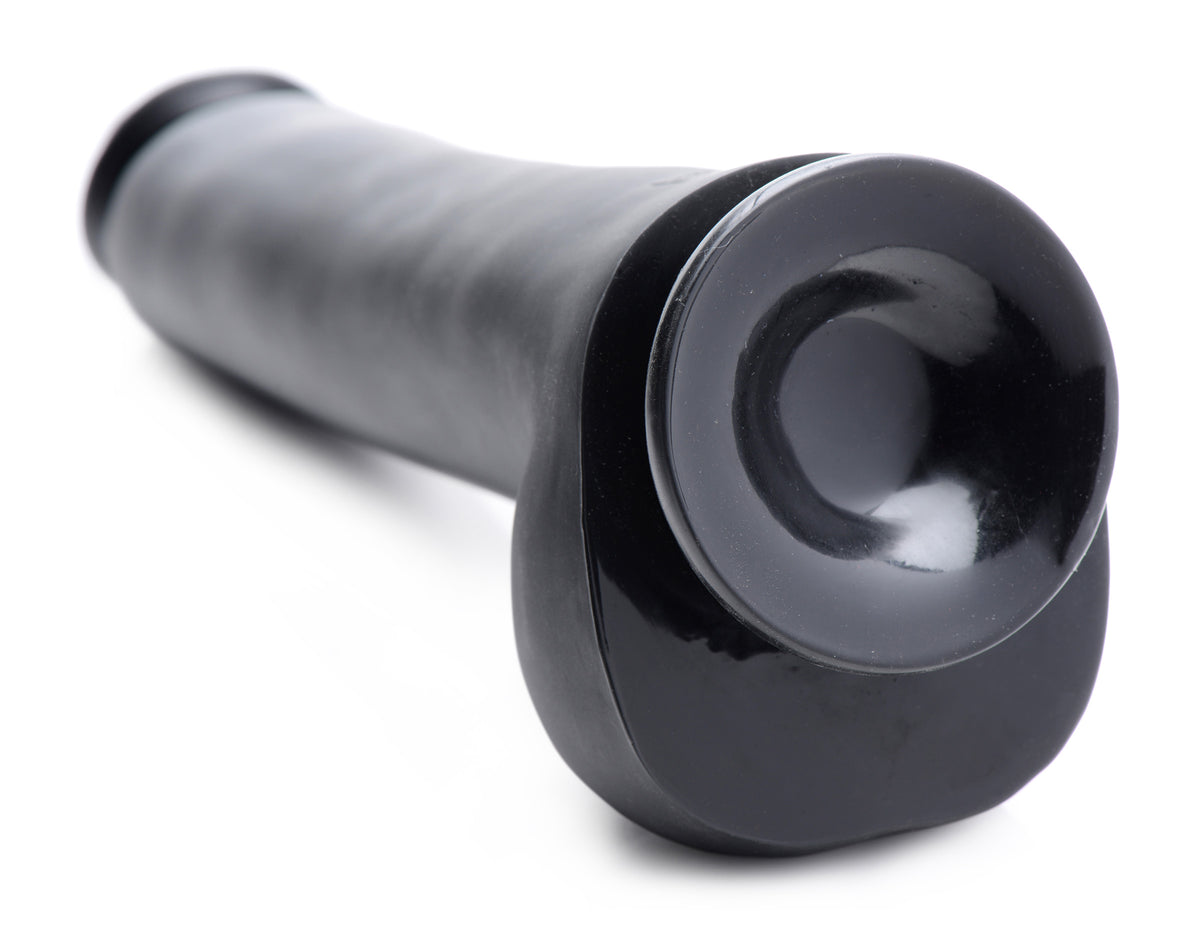 The Master Suction Cup Dildo - Black, PVC (view 5)