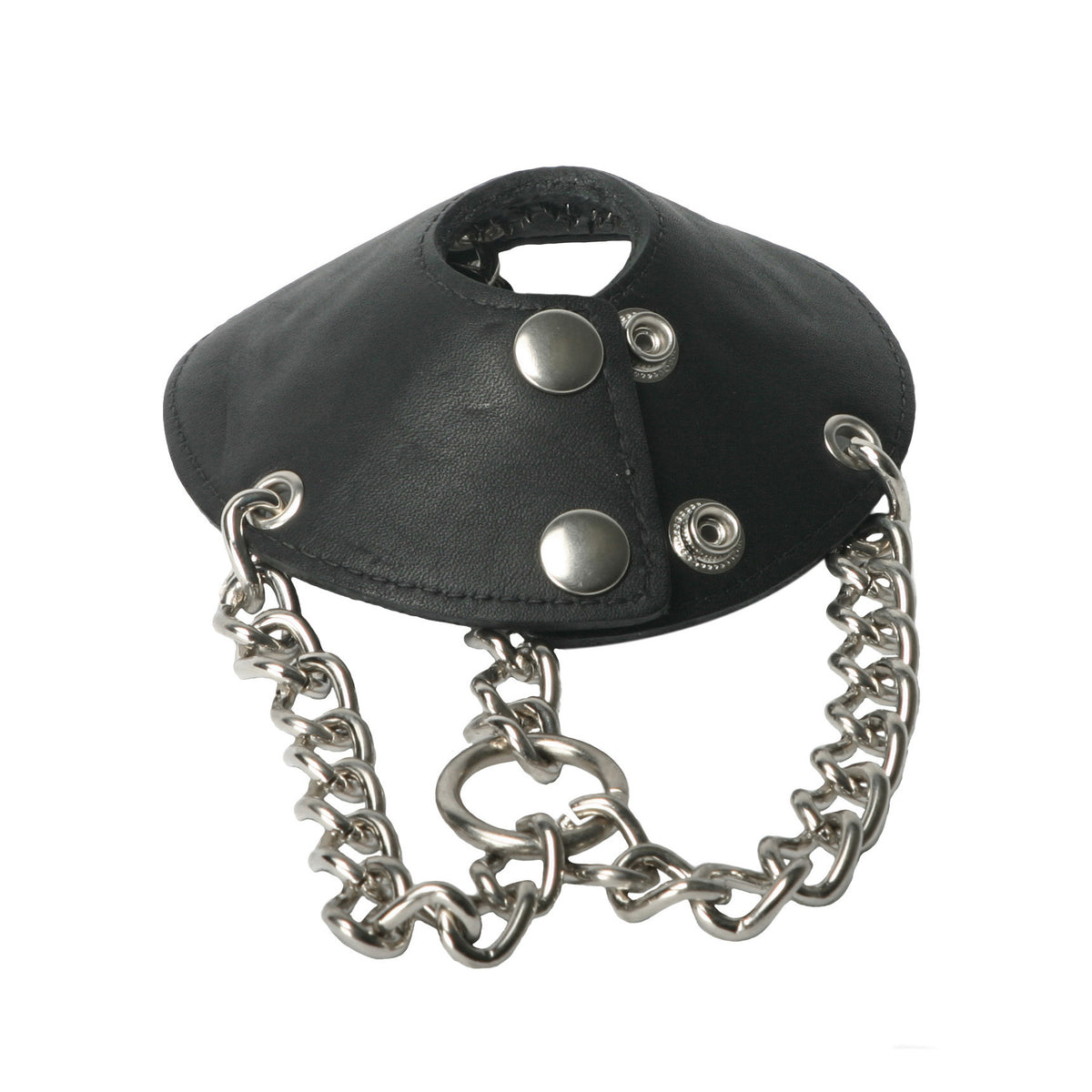 Strict Leather Parachute Ball Stretcher with Spikes – cock ring, Metal (view 2)