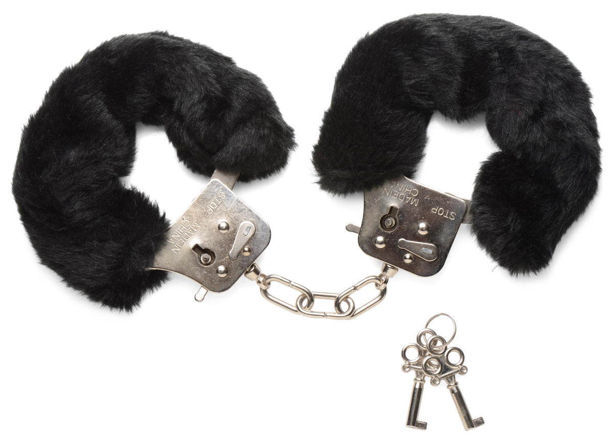 Caught in Candy Handcuffs - Black – restraints and cuffs, Metal (view 3)